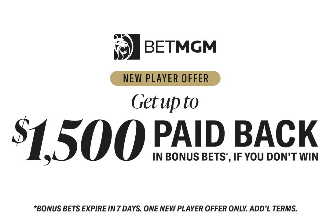 New Player Offer — Get up to $1,500 paid back in Bonus Bets if you don't win