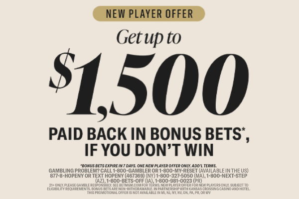 BetMGM $1,500 welcome offer